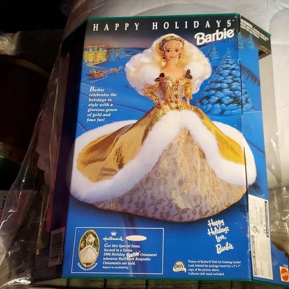 Happy Hoidays Barbie 1994I have an unopened 1994 - Picture 2 of 2